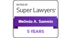 Rated By Super Lawyers | Melinda A. Sammis | 5 years